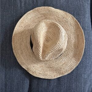 J crew straw hat